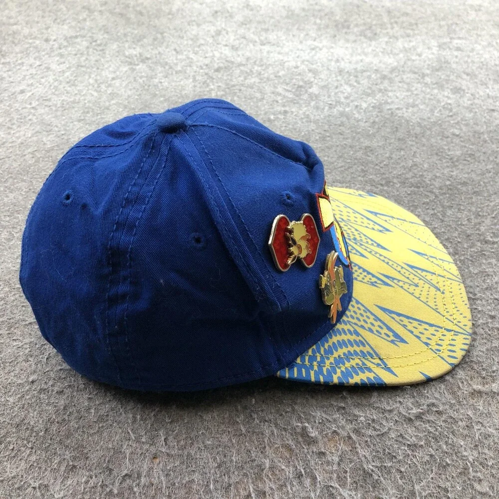Pokemon Hat Cap Snap Back Boys Adjustable One Size Blue Pikachu Lightning Youth